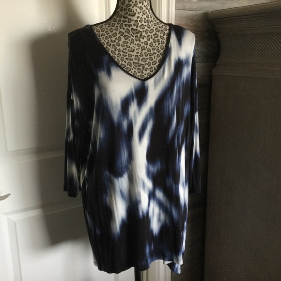 Cynthia Rowley Tops - Blurred Blues Top